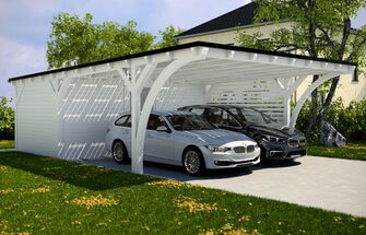 Easycarport mit Lagerraum