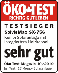 Solvis - Öko-Test - Testsieger Solvis - Öko-Test - Testsieger